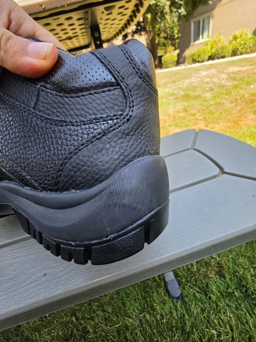 Dr. Scholl's WORK Men's Black Wide Boots 10.5W